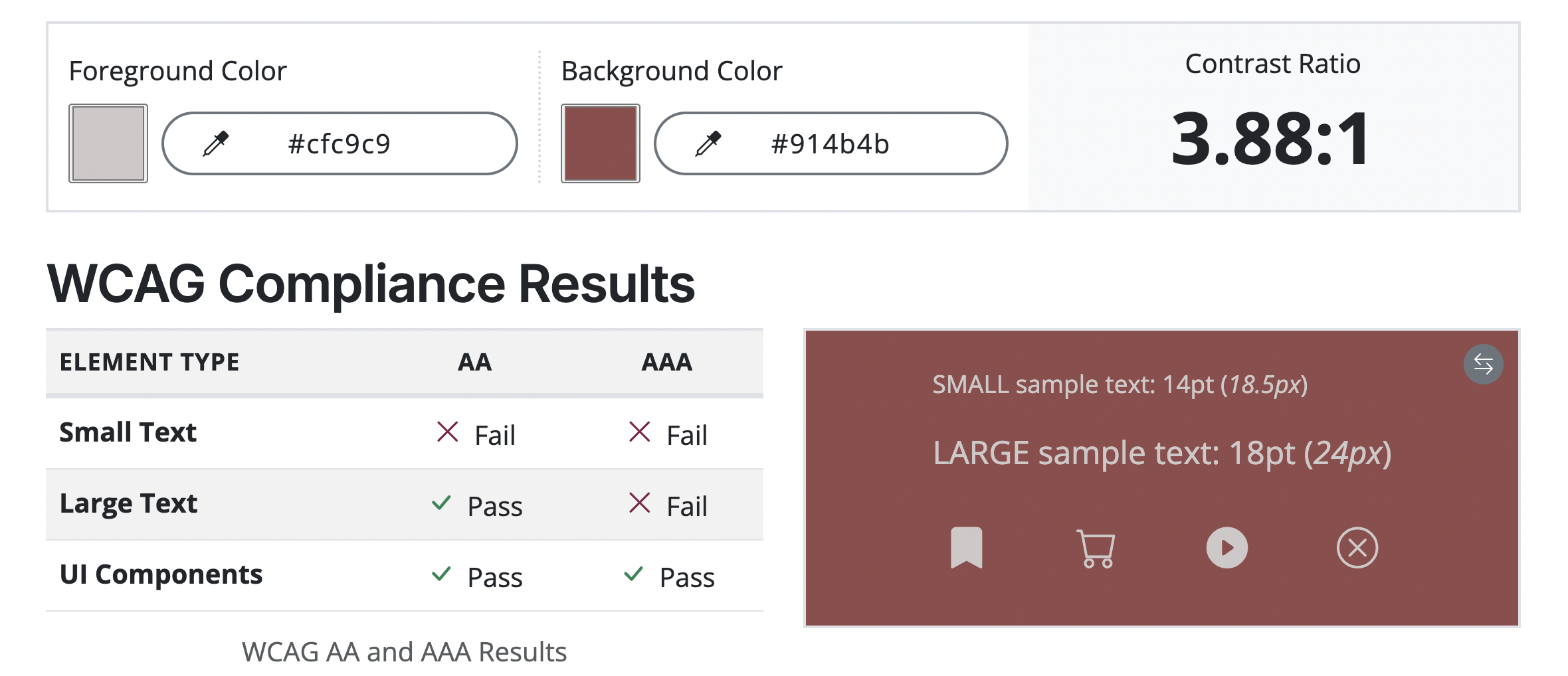 color contrast for Shopify stores