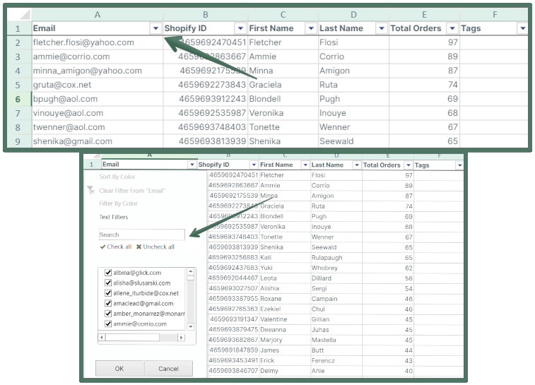 Bulk Edits in Shopify with Filtering Conditions